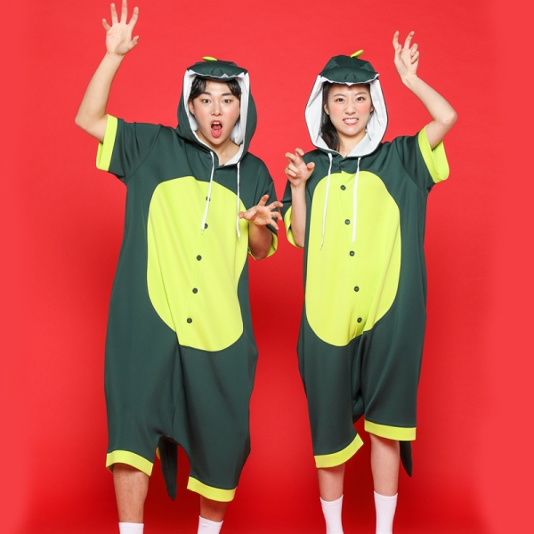 동물잠옷 초록공룡[반팔]