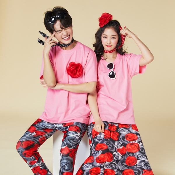 장미반티 몸빼세트[핑크]