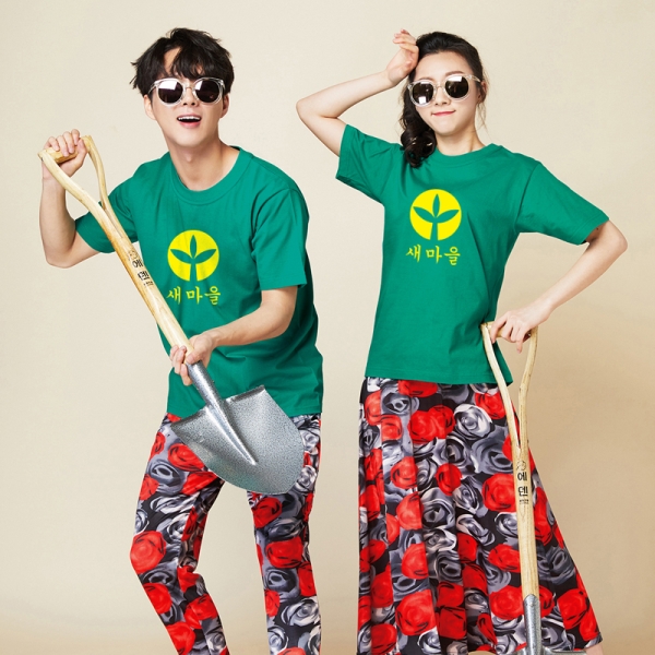 장미반티 몸빼세트[초록-새마을]