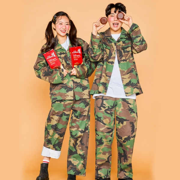 개구리 군복 반티 [긴팔]