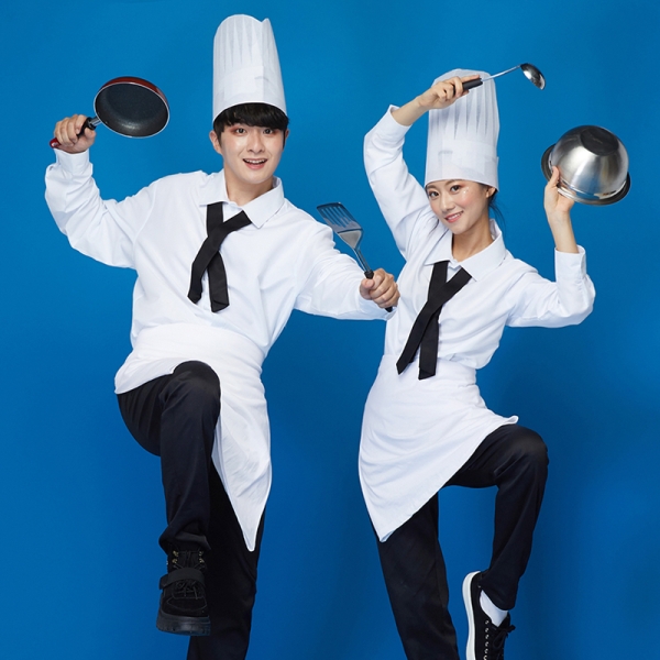 쉐프 긴팔 남방 [화이트]