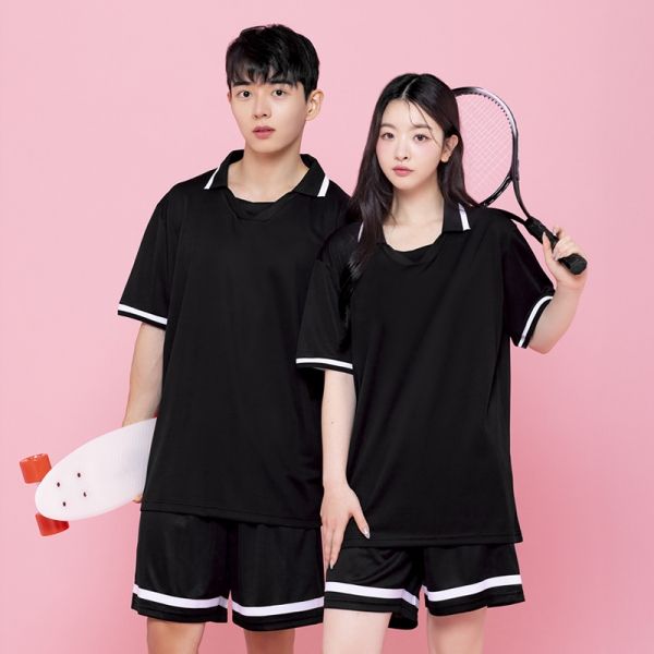 클래식 축구 반티 [블랙]