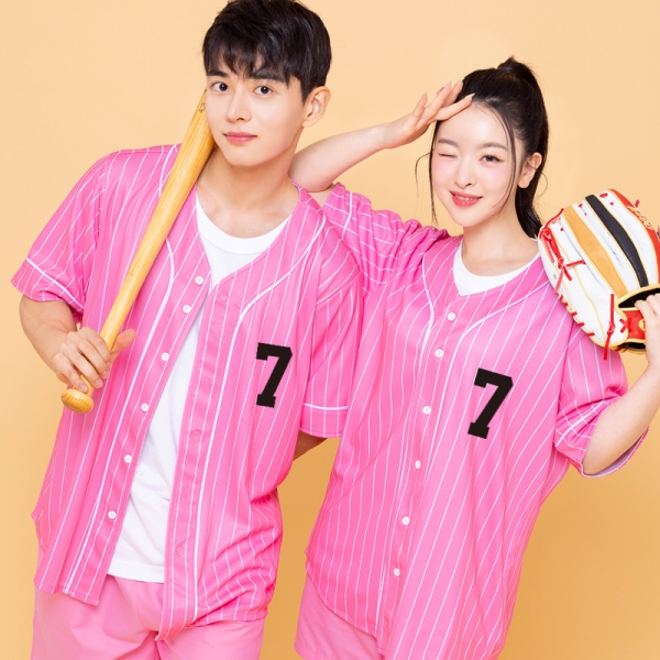 야구복 반티 [핑크]