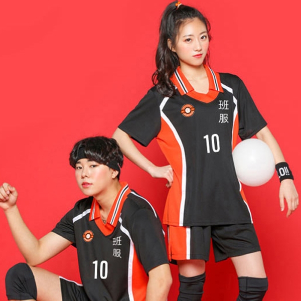 배구복 반티 세트 [블랙] = 세트만 가능