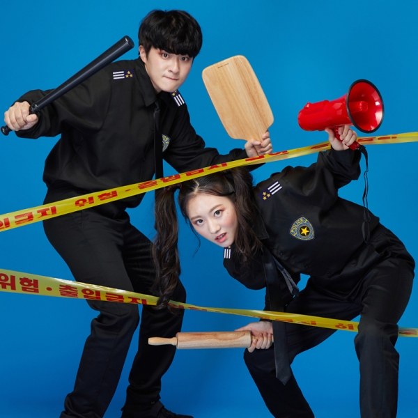 경찰 긴팔 남방 [검정]