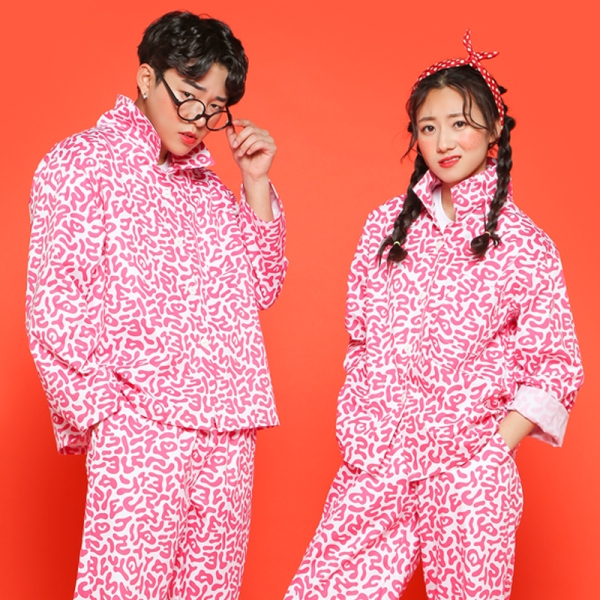 교련복 핑크 반티 [긴팔]