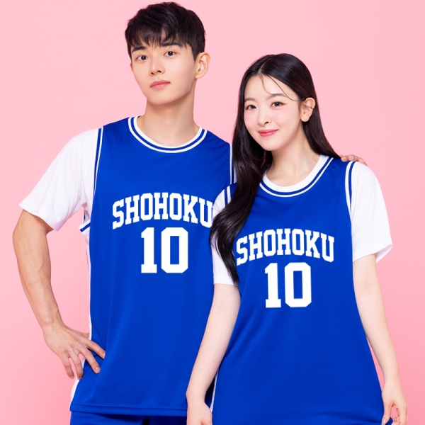 농구나시 반티 - 블루[옆라인]