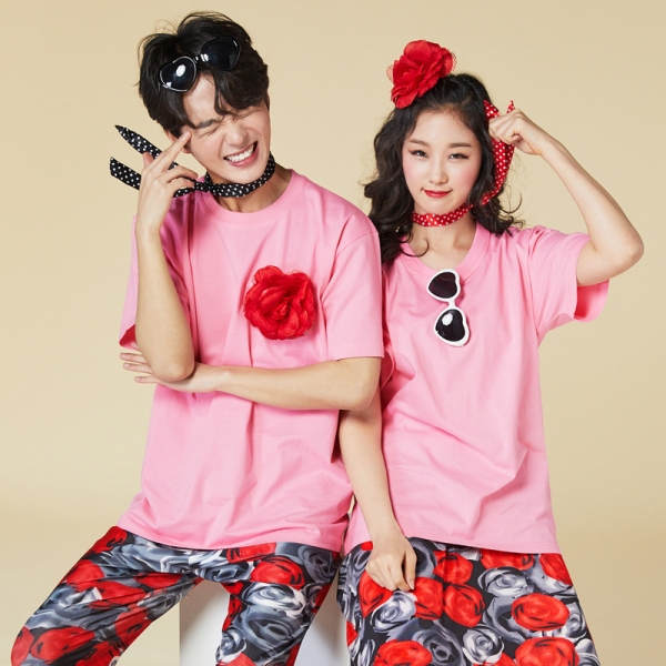 장미반티 몸빼세트[핑크]