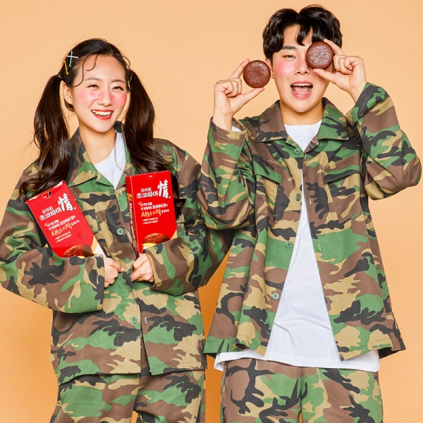 개구리 군복 반티 [긴팔]