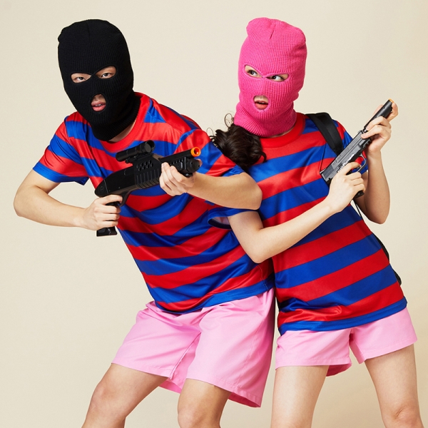 줄무늬 도둑세트