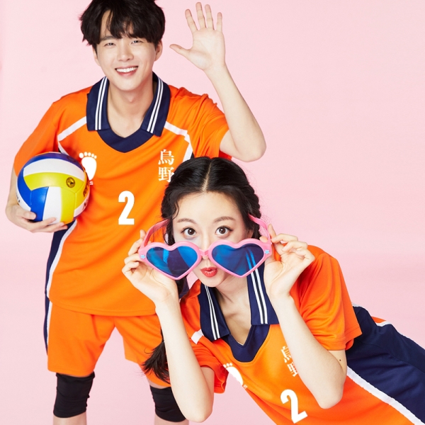 배구복 반티 [오렌지] = 세트만 가능